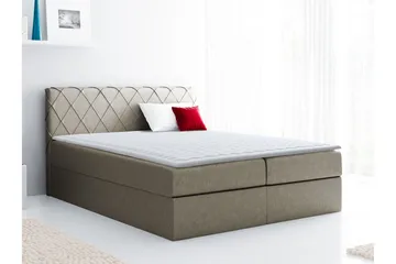 Korshavn Kontinentalseng 120x200 - Beige - Møbler - Senger - Kontinentalsenger