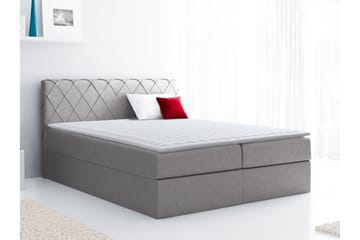 Korshavn Kontinentalseng 140x200 - Grå - Møbler - Senger - Kontinentalsenger