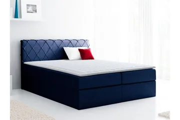 Korshavn Kontinentalseng 180x200 - Blå - Møbler - Senger - Kontinentalsenger