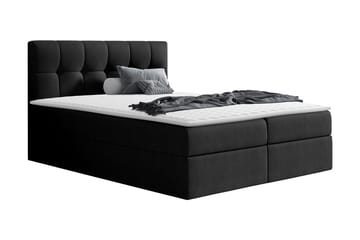 Kramvik kontinentalseng 160x200 - Svart - Møbler - Senger - Kontinentalsenger