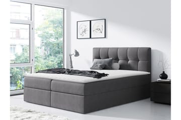 Kramvik kontinentalseng 200x200 - Grå - Møbler - Senger - Kontinentalsenger