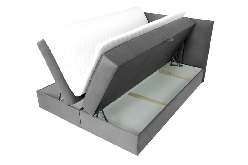 Laggano Kontinentalseng 140x200 cm + Overmadrass - Svart - Møbler - Senger - Kontinentalsenger