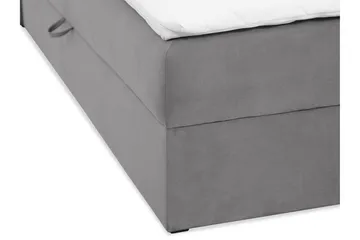 Laggano Kontinentalseng 140x200 cm + Overmadrass - Svart - Møbler - Senger - Kontinentalsenger