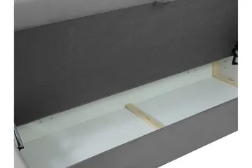 Laggano Kontinentalseng 140x200 cm + Overmadrass - Svart - Møbler - Senger - Kontinentalsenger