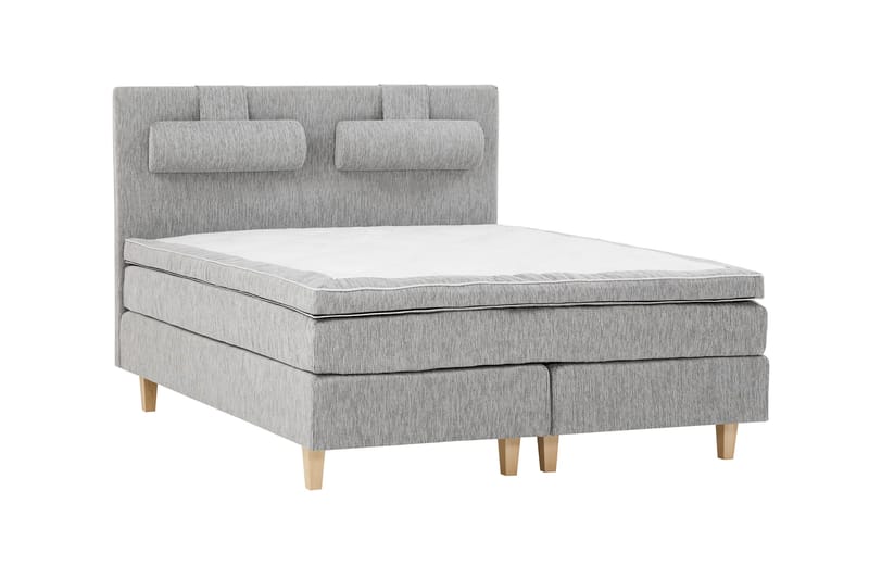 Longford 160 Kontinentalseng Lysgrå - Møbler - Senger - Kontinentalsenger