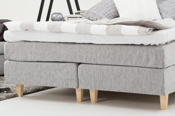 Longford 160 Kontinentalseng Lysgrå - Møbler - Senger - Kontinentalsenger