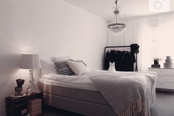 Longford 160 Kontinentalseng Lysgrå - Møbler - Senger - Kontinentalsenger