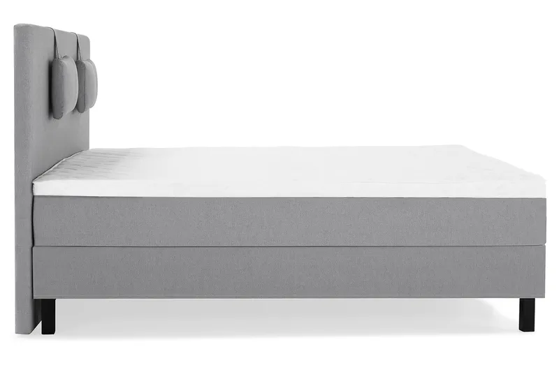 Lucky 150 Kontinentalseng Grå - Mellomgrå - Møbler - Senger - Kontinentalsenger