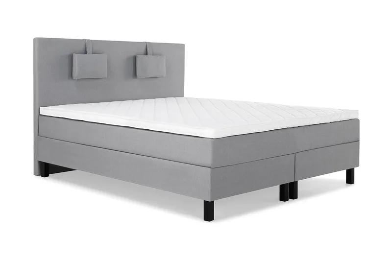 Lucky 150 Kontinentalseng Grå - Mellomgrå - Møbler - Senger - Kontinentalsenger