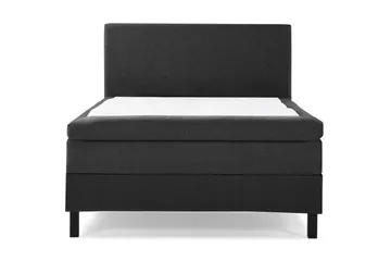 Glatt Sengegavl 120 cm - Svart/Grå