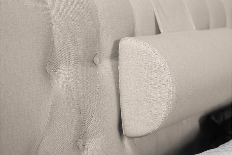 Lucky Komplett Sengepakke 120x200 Skum Diamant Sengegavl - Nakkepute Liten Beige - Møbler - Senger - Enkeltsenger