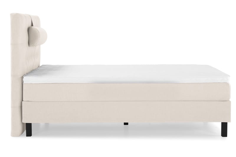 Lucky Komplett Sengepakke 120x200 Skum Diamant Sengegavl - Nakkepute Stor Beige - Møbler - Senger - Enkeltsenger