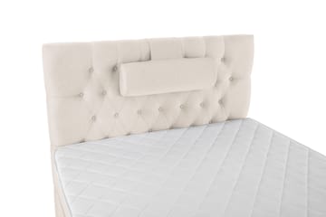 Lucky Komplett Sengepakke 120x200 Skum Diamant Sengegavl - Nakkepute Stor Beige - Møbler - Senger - Enkeltsenger