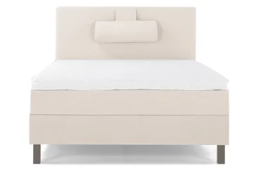 Glatt Sengegavl 120 cm - Beige