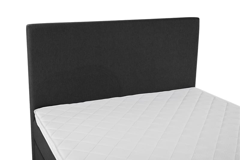 Lucky Komplett Sengepakke 120x200 Skum Glatt Sengegavl - Svart/Grå - Møbler - Senger - Enkeltsenger