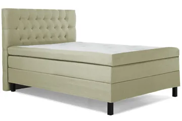 Lucky Komplett Sengepakke 120x200 Polyeter Diamant Sengegavl - Grønn - Møbler - Senger - Enkeltsenger