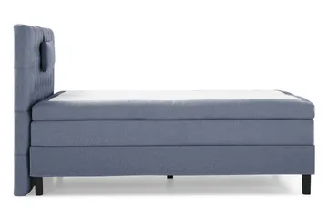 Lucky Komplett Sengepakke 120x200 Polyeter Diamant Sengegavl - Nakkepute Liten Mørkeblå - Møbler - Senger - Enkeltsenger