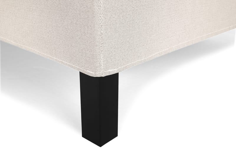 Lucky Komplett Sengepakke 120x200 Polyeter Diamant Sengegavl - Nakkepute Liten Beige - Møbler - Senger - Enkeltsenger