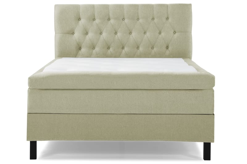 Lucky Komplett Sengepakke 120x200 Polyeter Diamant Sengegavl - Grønn - Møbler - Senger - Enkeltsenger