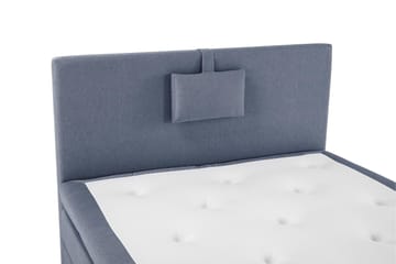 Lucky Komplett Sengepakke 120x200 Polyeter Glatt Sengegavl - Nakkepute Liten Mørkeblå - Møbler - Senger - Enkeltsenger