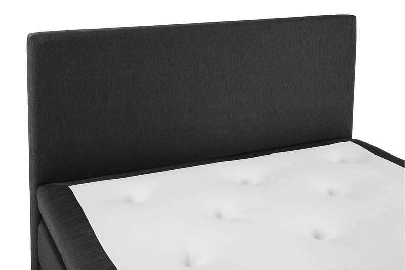 Lucky Komplett Sengepakke 120x200 Polyeter Glatt Sengegavl - Svart/Grå - Møbler - Senger - Enkeltsenger