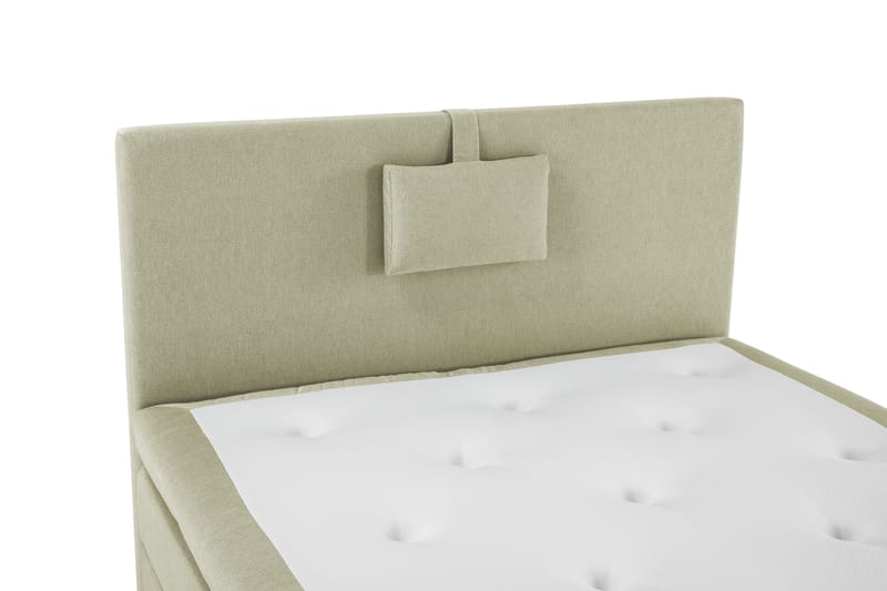 Lucky Komplett Sengepakke 120x200 Polyeter Glatt Sengegavl - Nakkepute Liten Grønn - Møbler - Senger - Enkeltsenger
