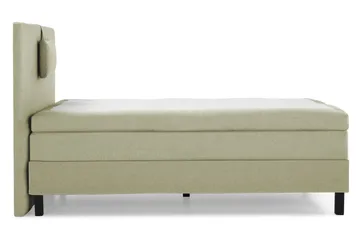 Lucky Komplett Sengepakke 120x200 Polyeter Glatt Sengegavl - Nakkepute Liten Grønn - Møbler - Senger - Enkeltsenger
