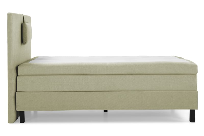 Lucky Komplett Sengepakke 120x200 Polyeter Glatt Sengegavl - Nakkepute Liten Grønn - Møbler - Senger - Enkeltsenger