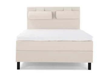 Glatt Sengegavl 140 cm - Beige