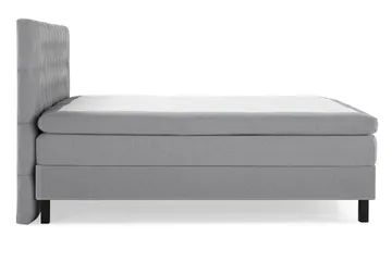 Lucky Komplett Sengepakke 160x200 Lateks Diamant Sengegavl - Mellangrå - Møbler - Senger - Kontinentalsenger