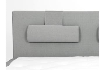 Lucky Komplett Sengepakke 160x200 Skum Glatt Sengegavl - Nakkepute Stor Mellangrå - Møbler - Senger - Kontinentalsenger