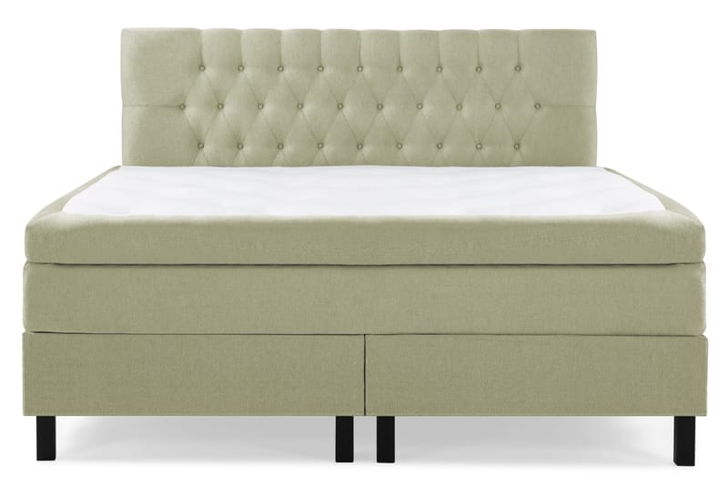 Lucky Komplett Sengepakke 180x200 Lateks Diamant Sengegavl, Grønn