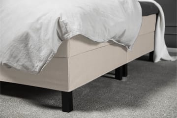 Lucky Komplett Sengpakke 180x200 cm Latex Diamant Sengegavl - Beige - Møbler - Senger - Kontinentalsenger