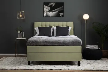 Lucky Kontinentalseng 120x200 Skum - Grønn - Møbler - Senger - Enkeltsenger