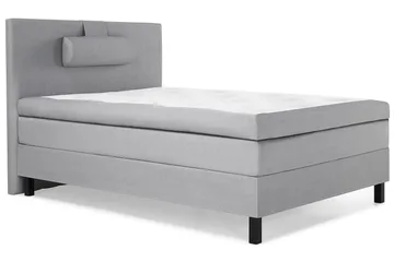 Lucky Kontinentalseng 140x200 Polyeter - Mellangrå - Møbler - Senger - Kontinentalsenger