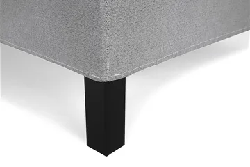 Lucky Kontinentalseng 140x200 Polyeter - Mellangrå - Møbler - Senger - Kontinentalsenger