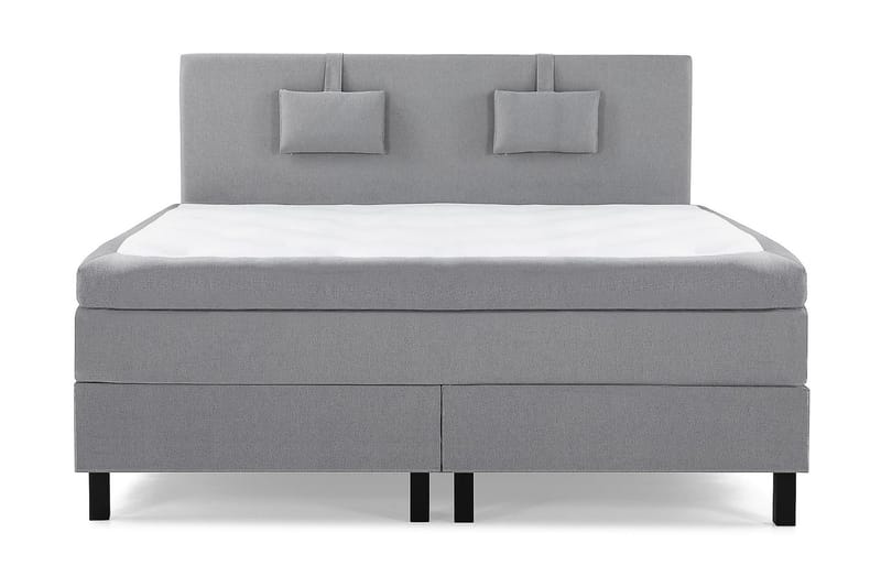 Lucky Kontinentalseng 150x200 Polyeter, Mellangrå