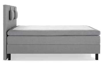 Lucky Kontinentalseng 150x200 Polyeter - Mellangrå - Møbler - Senger - Kontinentalsenger