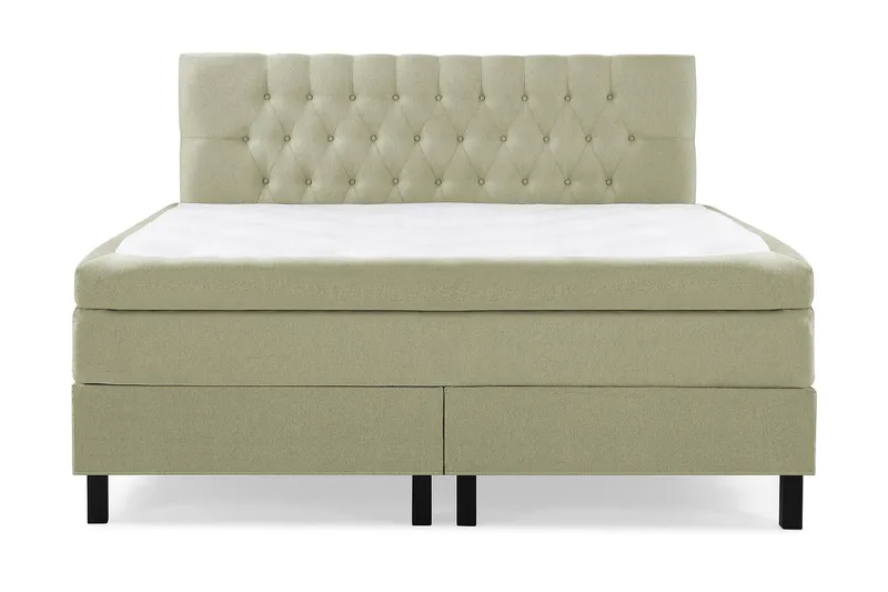 Lucky Kontinentalseng 160x200 Memory, Grønn