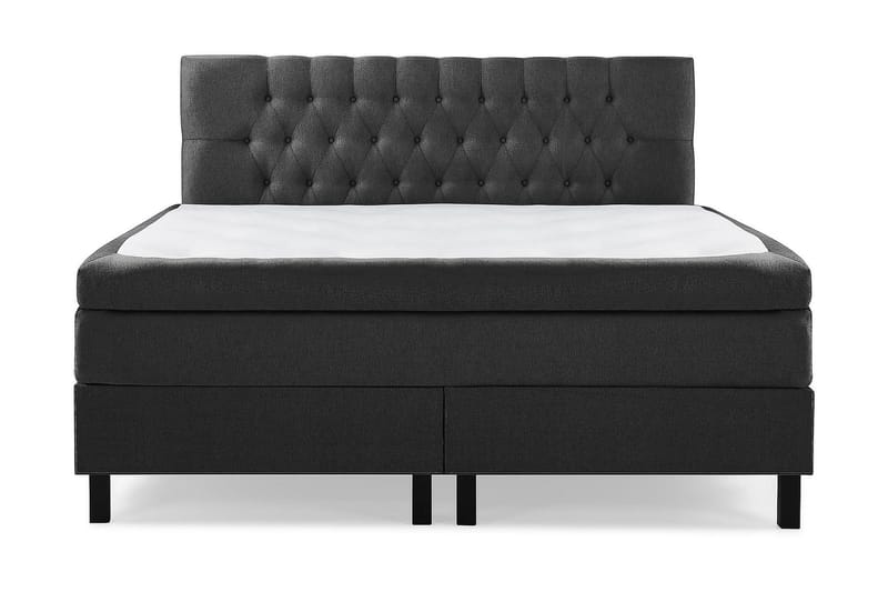 Lucky Kontinentalseng 180x200 Lateks, Svart/Grå