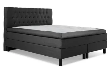 Lucky Kontinentalseng 180x200 Memory - Svart/Grå - Møbler - Senger - Kontinentalsenger