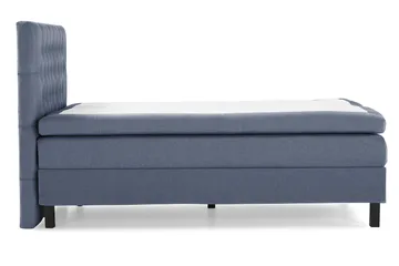 Lucky Sengepakke 140x200 Polyeter Diamant Sengegavl - Mørkeblå - Møbler - Senger - Kontinentalsenger