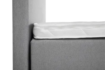 Lucky Sengepakke 150x200 Skum Glatt Sengegavl - Grå - Møbler - Senger - Kontinentalsenger