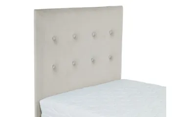Lux Kontinentalseng 90x204 cm - Grå - Møbler - Senger - Kontinentalsenger