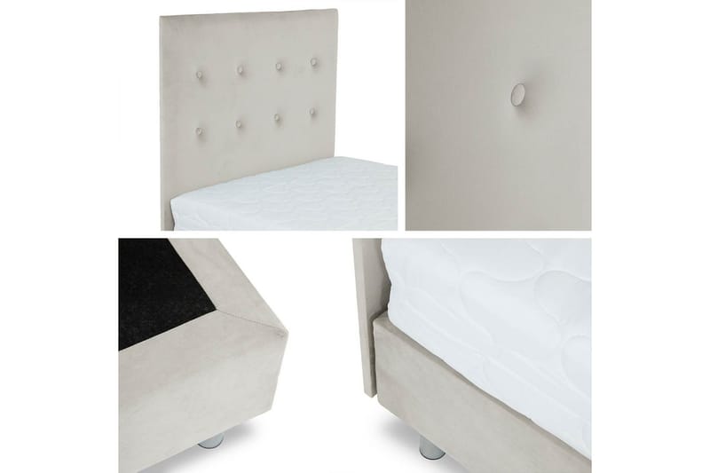 Lux Kontinentalseng 90x204 cm - Rosa - Møbler - Senger - Kontinentalsenger