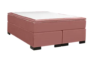 Malta kontinentalseng 180x200 cm - Rosa / Fløyel - Møbler - Senger - Kontinentalsenger