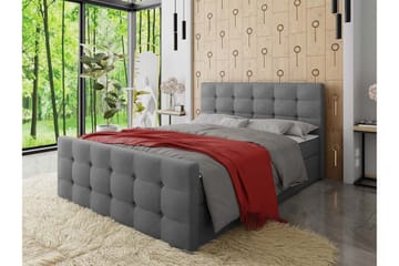 Milano Kontinentalseng 160x200 cm med Sengegavl - Rosa - Møbler - Senger - Kontinentalsenger