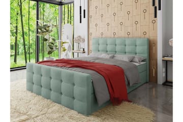 Milano Kontinentalseng 180x200 cm med Sengegavl - Grønn - Møbler - Senger - Kontinentalsenger