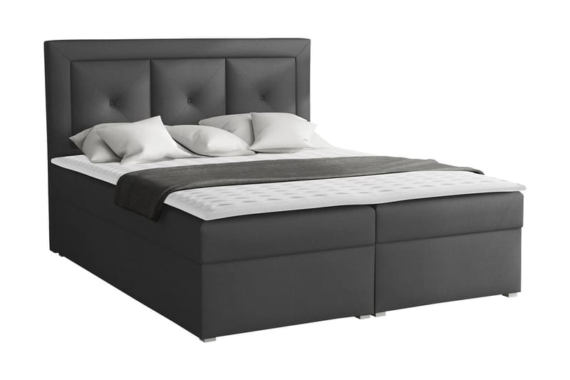 Moden Kontinentalseng 140x215 cm - Svart - Møbler - Senger - Kontinentalsenger