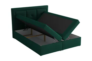 Moden Kontinentalseng 160x215 cm - Grønn - Møbler - Senger - Kontinentalsenger